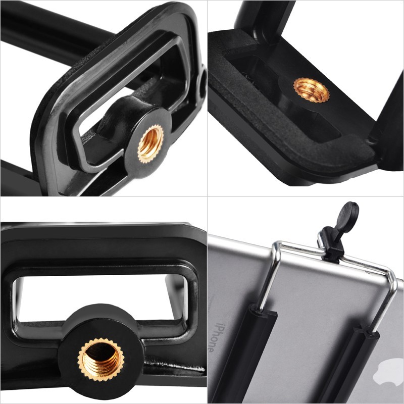 Mobile Holder for Selfie Stick and Mini Tripod