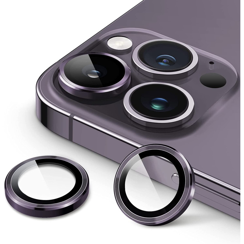 3D Metal Camera Ring Lens Protector for iPhone 