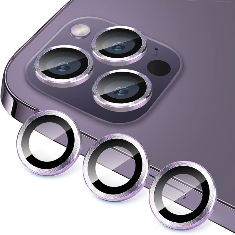 3D Metal Camera Ring Lens Protector for iPhone 