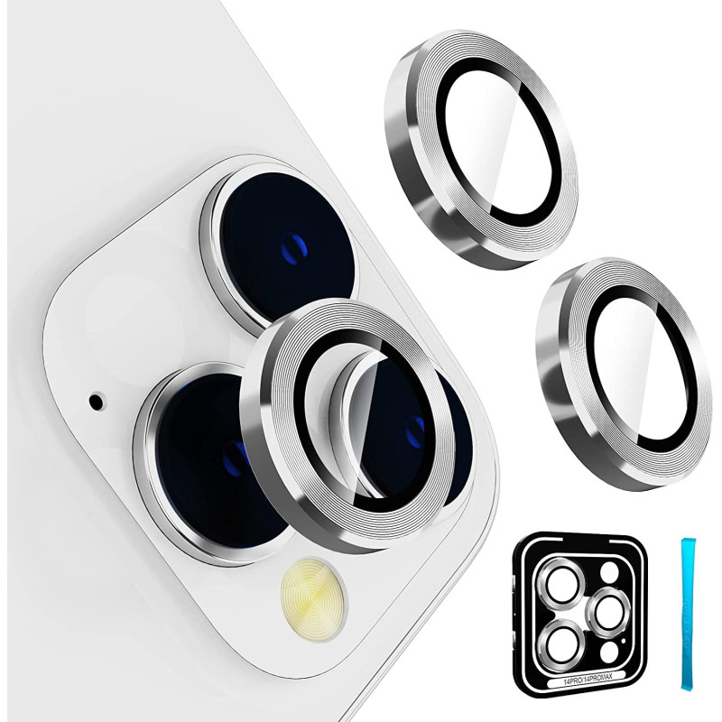3D Metal Camera Ring Lens Protector for iPhone 