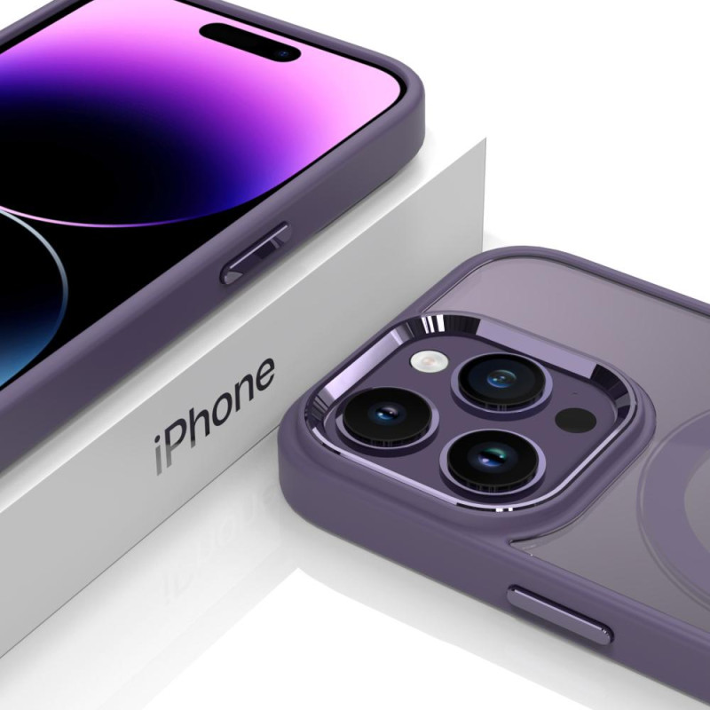 Ultra Thin Military Grade Transparent Plated MagSafe Case Cover for iPhone 