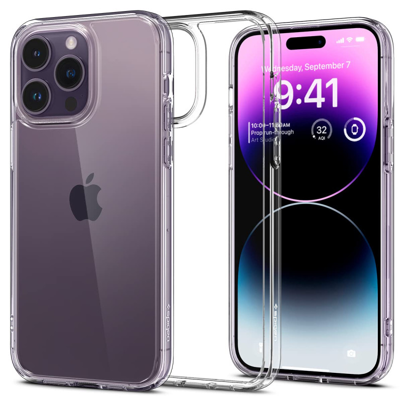 Liquid Crystal Clear Back Cover Case for iPhone